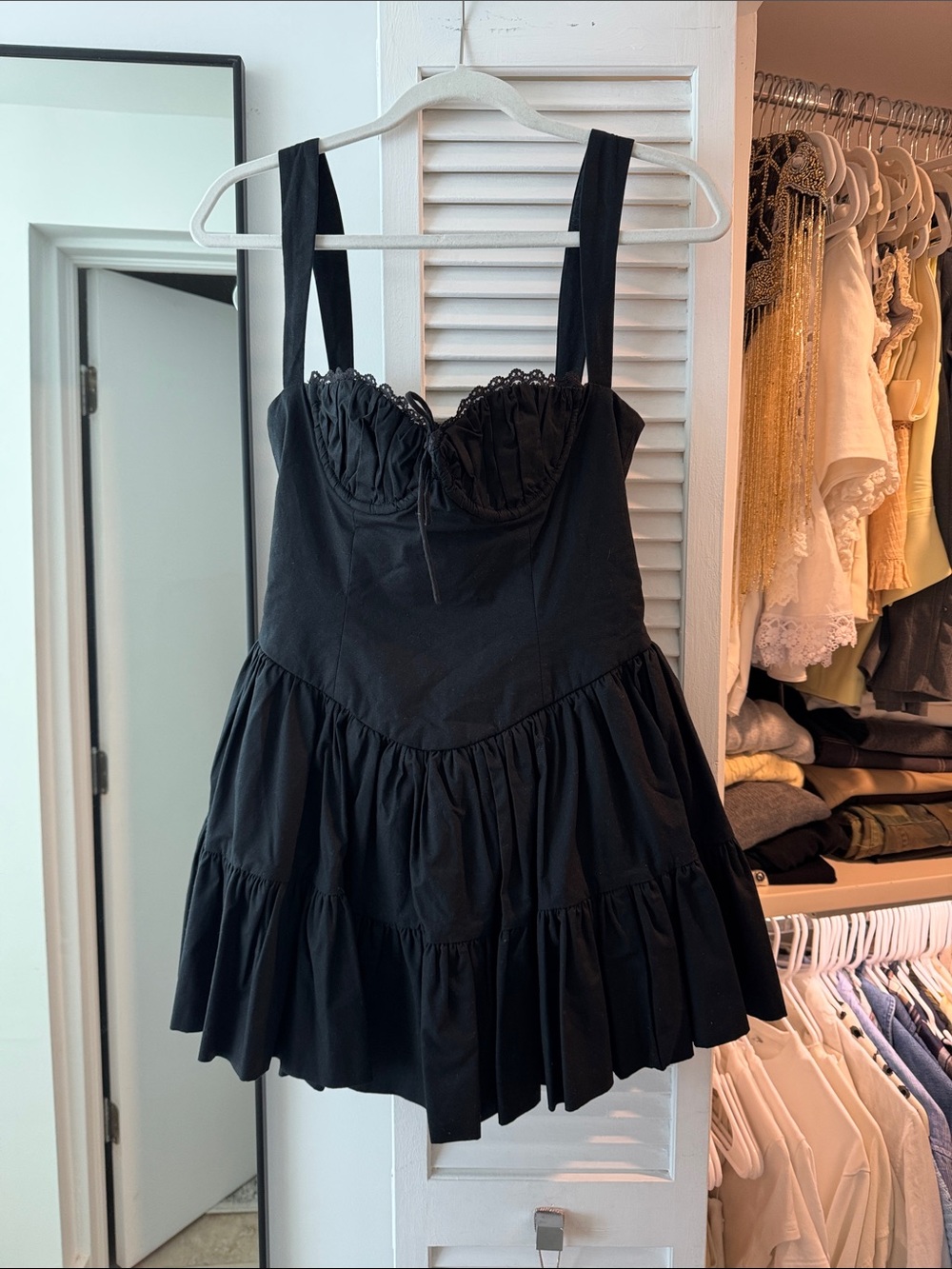 Camila Coelho Black Luara Mini Dress